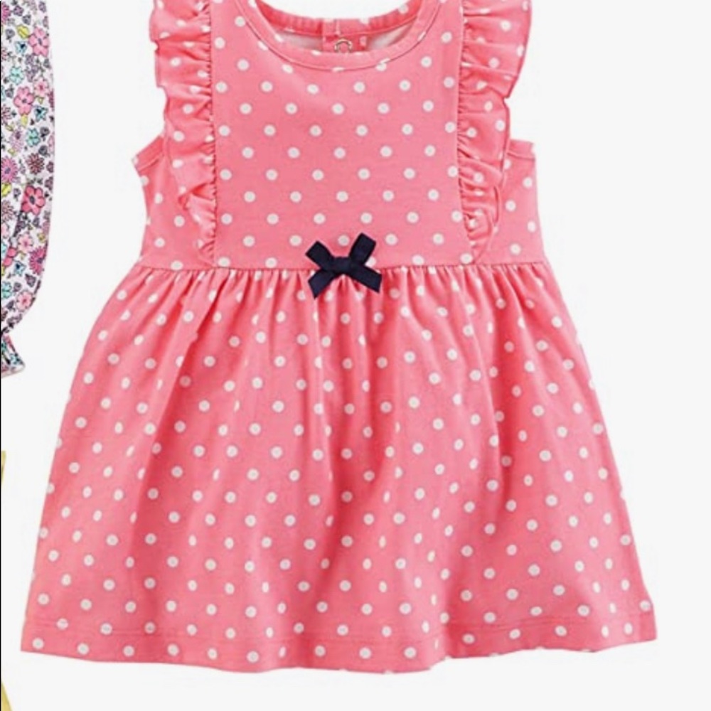pink dress with diaper cover